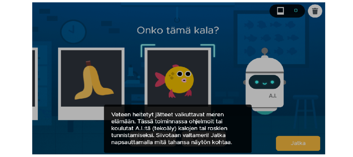 Kuva AI for oceans -pelistä.