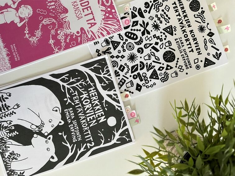 Herkkien korvien tehtäväkortteja