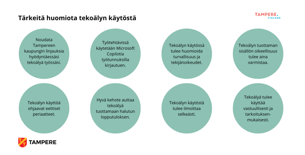 Koonti: Tärkeitä huomiota tekoälyn käytöstä